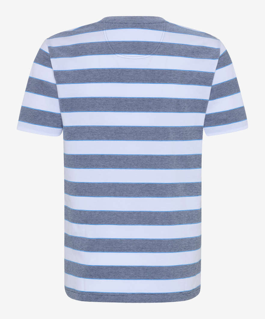 Striped T-shirt with Breast Pocket