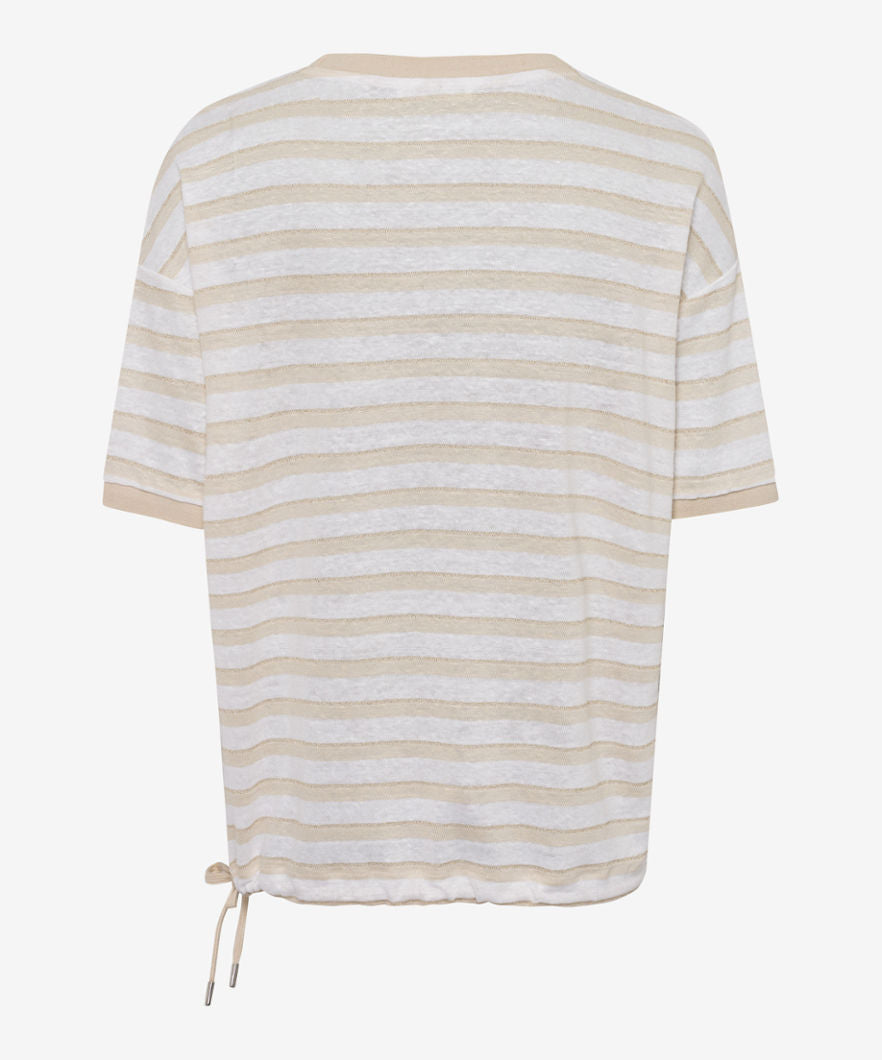 Shirt with Sporty Drawstring