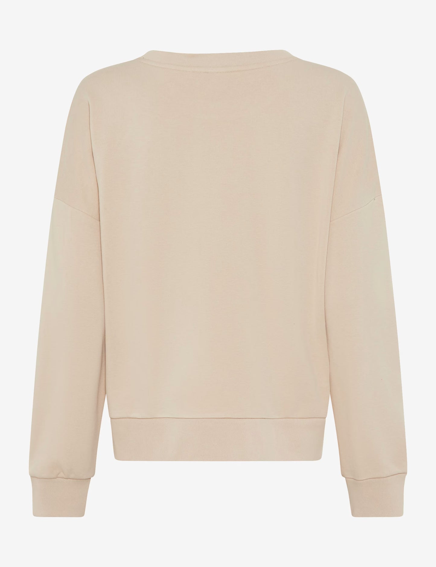 配色LOGO圓領長袖衛衣