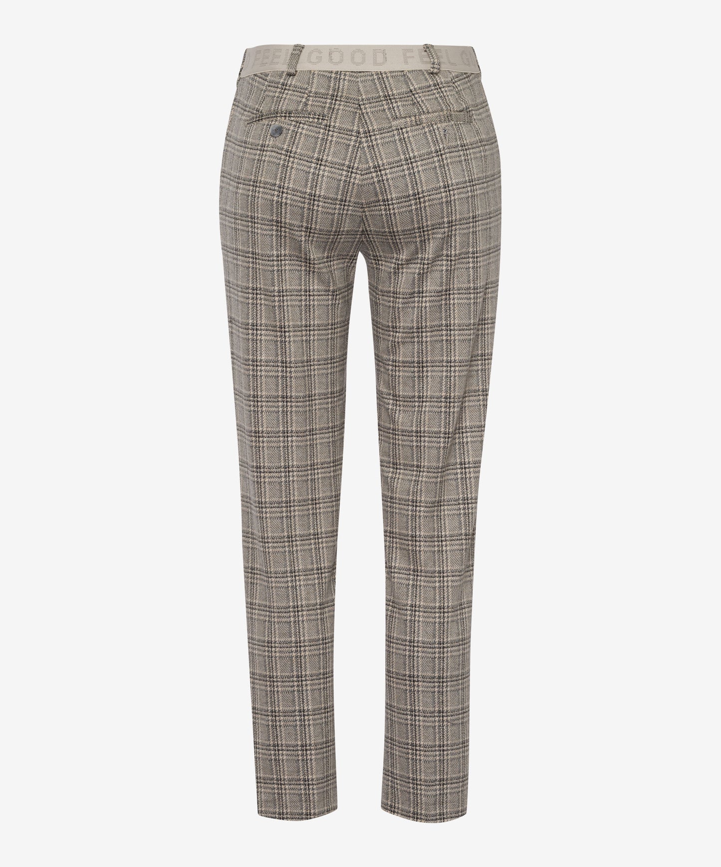 Checkered Trousers in Cool Jersey Quality
