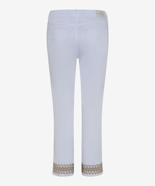 Cropped Five-Pocket Jeans