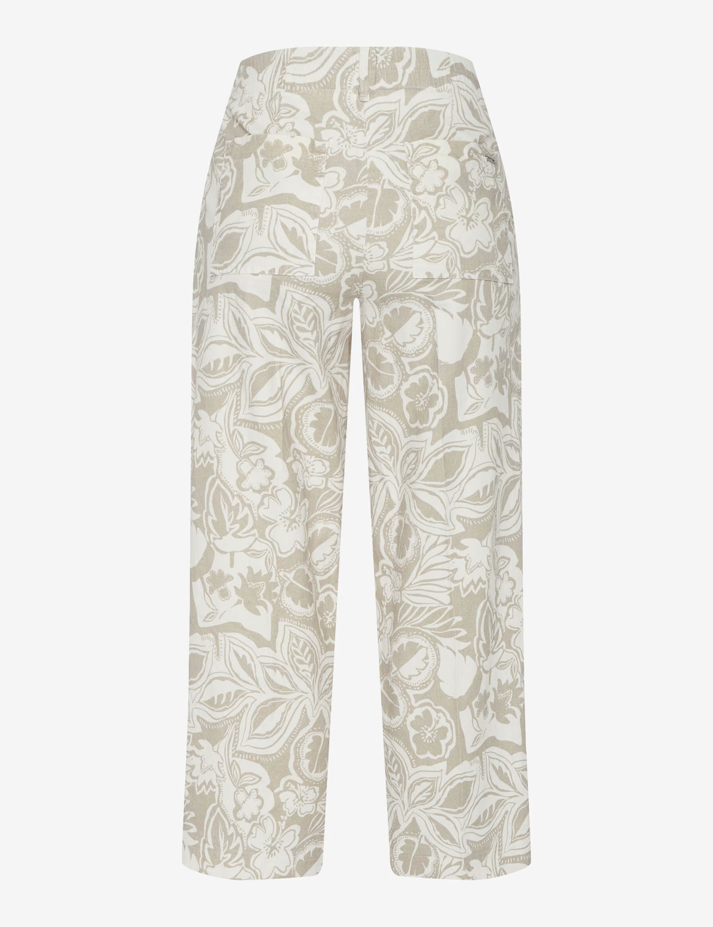Flower Print: Culotte in Wide Leg
