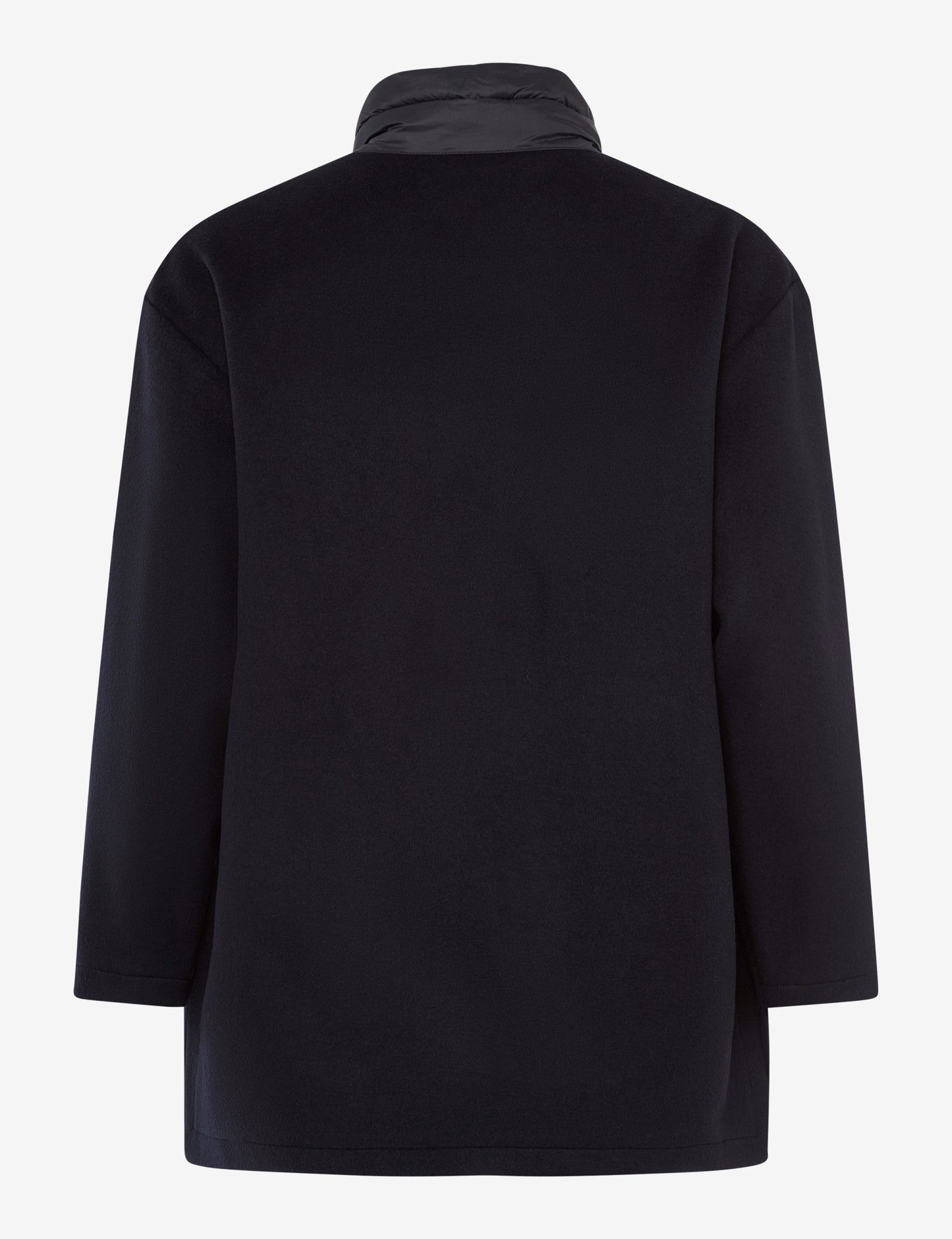 絎縫口袋拉鏈立領夾克