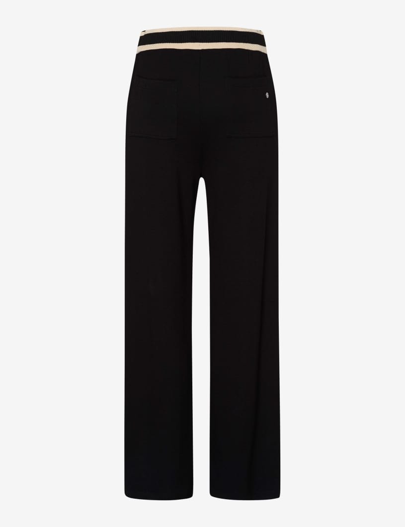 Jersey: Wide Leg Slip-on Pants