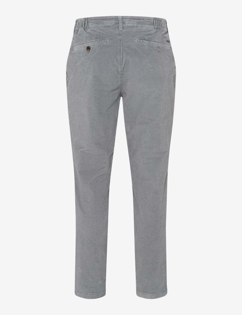 鬆緊腰燈芯絨窄腳長褲