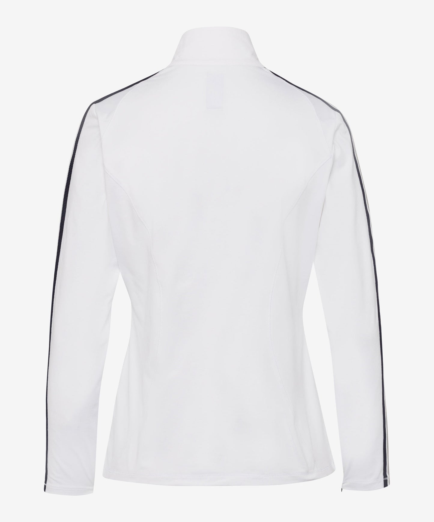 休閒拉鏈高領長袖上衣