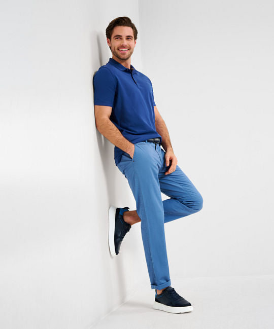 Polo Shirt in Pima Cotton Mix