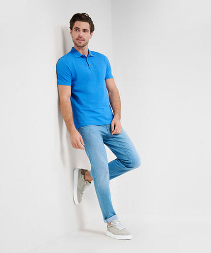 Polo Shirt in Pima Cotton Mix