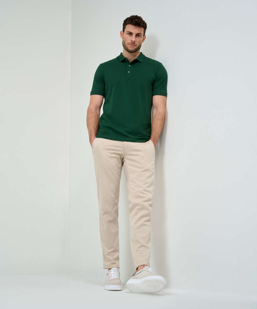 Polo Shirt in Pima Cotton Mix