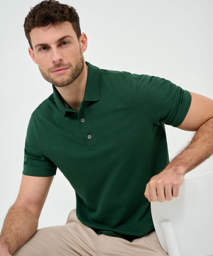 Polo Shirt in Pima Cotton Mix