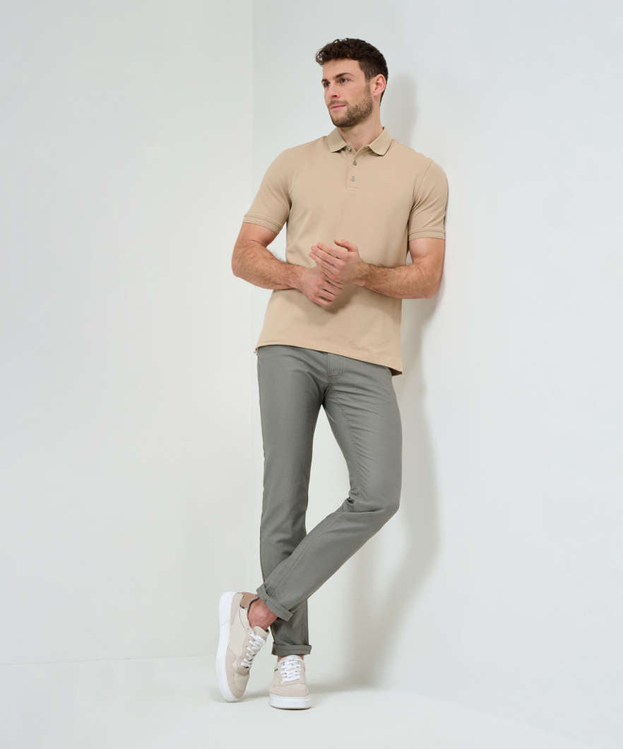 Polo Shirt in Pima Cotton Mix