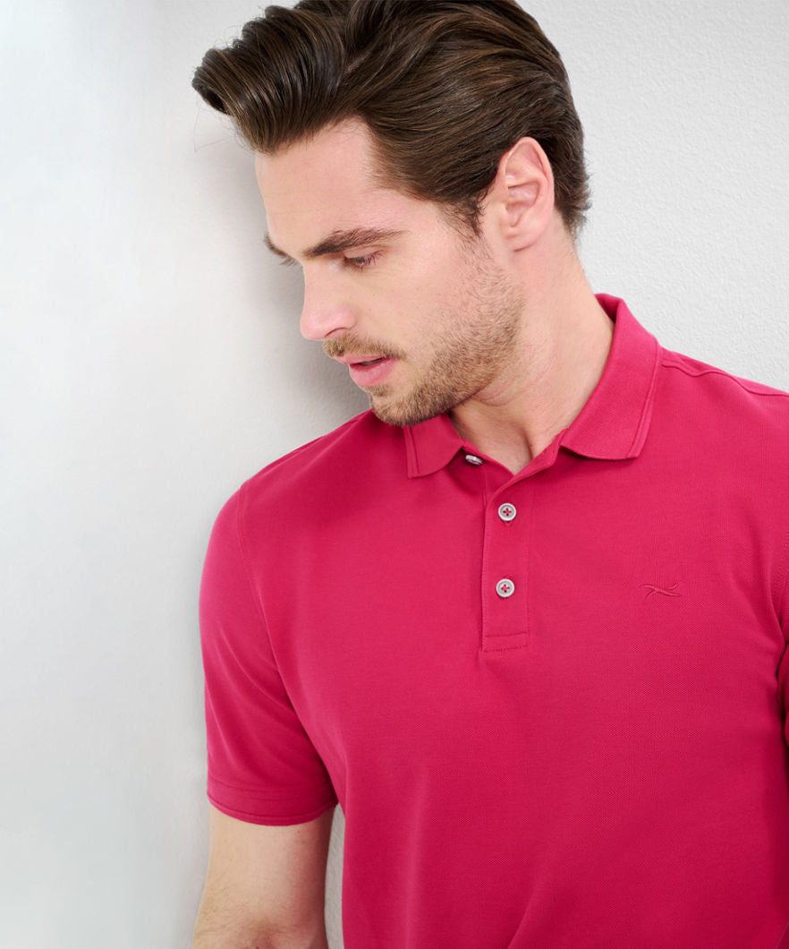 Polo Shirt in Pima Cotton Mix