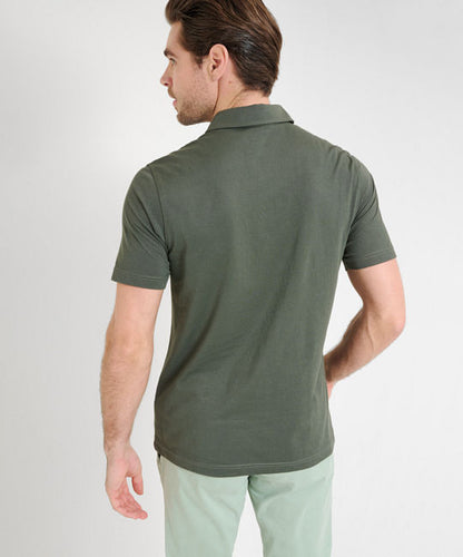 Polo Shirt in A Cotton-Polyester Blend