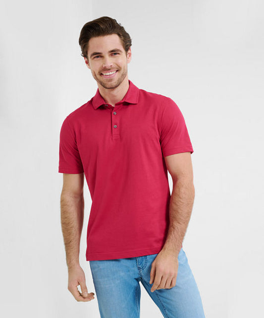 Polo Shirt in A Cotton-Polyester Blend