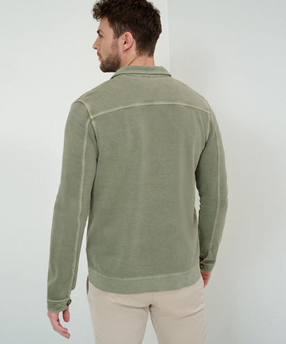 Sweat Jacket with Discreet Styling Elements