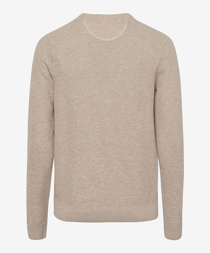 Sweater in A Cotton-Linen Mix