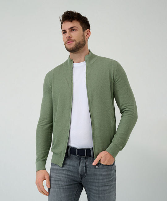 Cardigan with Zip