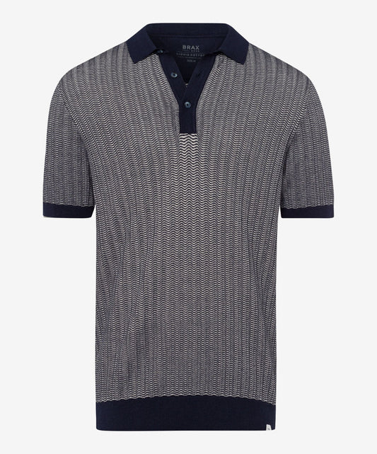 Polo Shirt with Decorative Edge