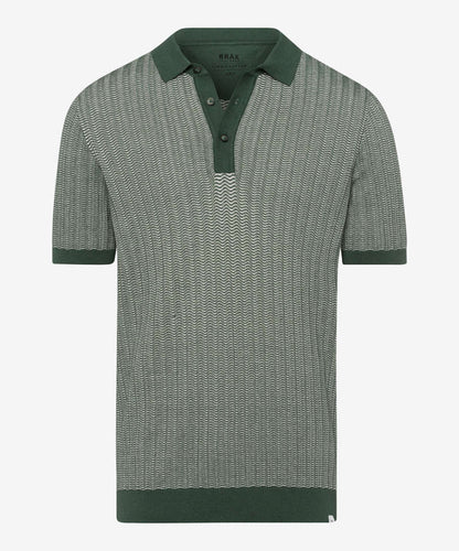 Polo Shirt with Decorative Edge