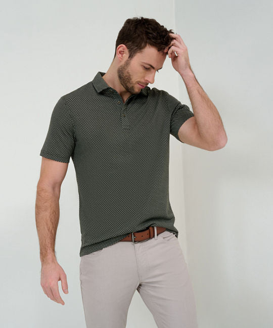 Ultralight Piqué: Polo Shirt in A Cotton-Polyester Blend