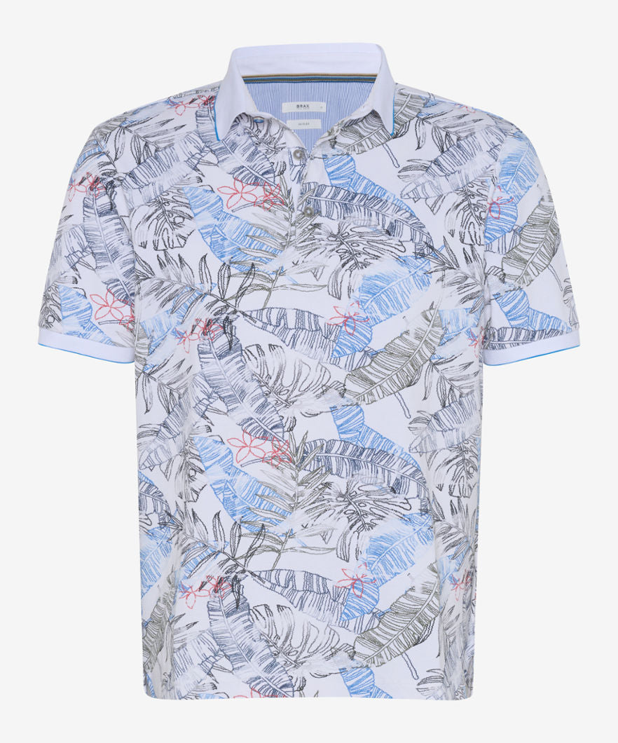 Polo Shirt with All-over Print