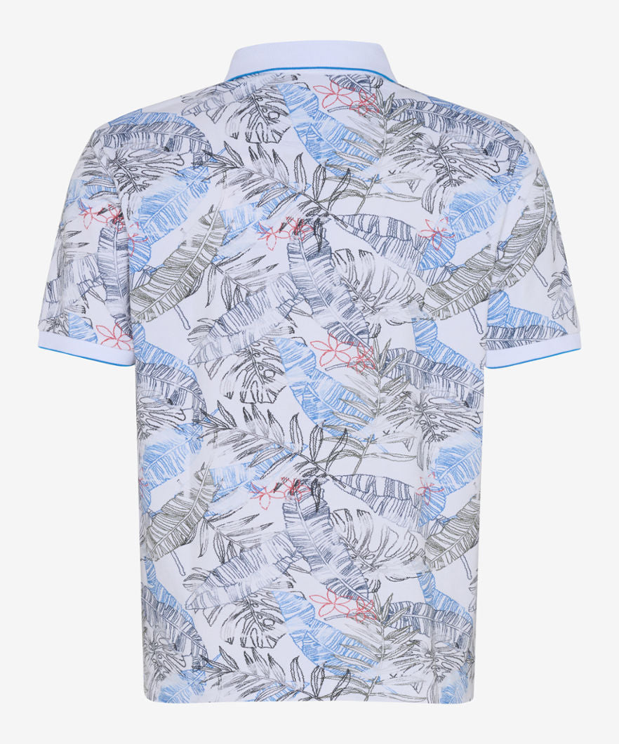 Polo Shirt with All-over Print