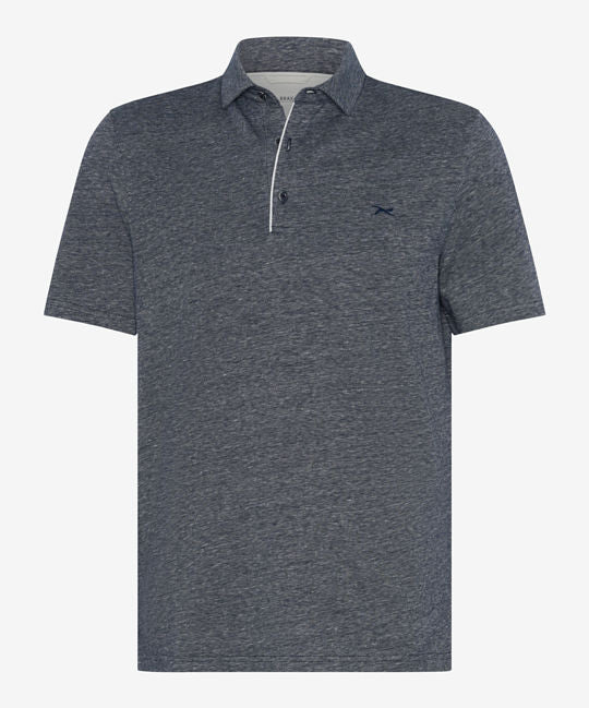 Jersey Linen: Polo Shirt in A Cotton-Linen Mix