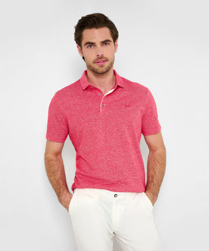 Jersey Linen: Polo Shirt in A Cotton-Linen Mix