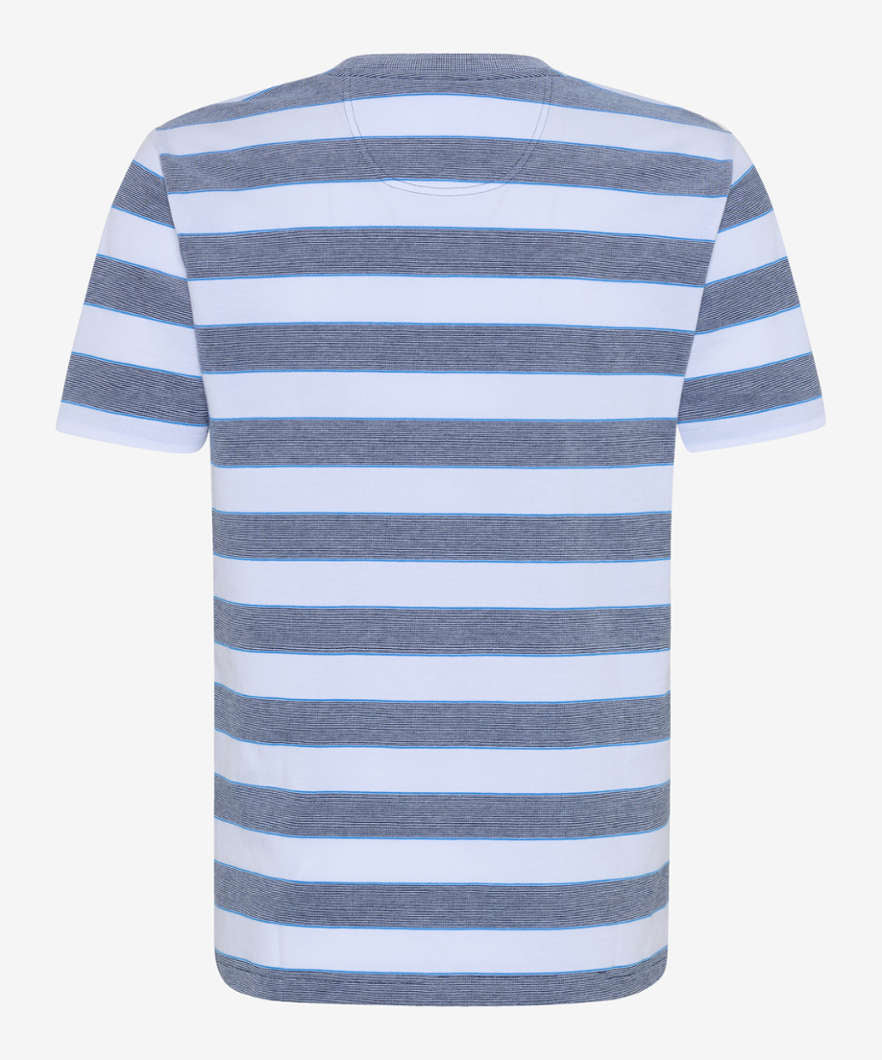 Striped T-shirt with Breast Pocket