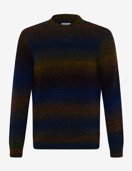 Jersey knit: Knitted Sweater in Wool-polyacryl Mix