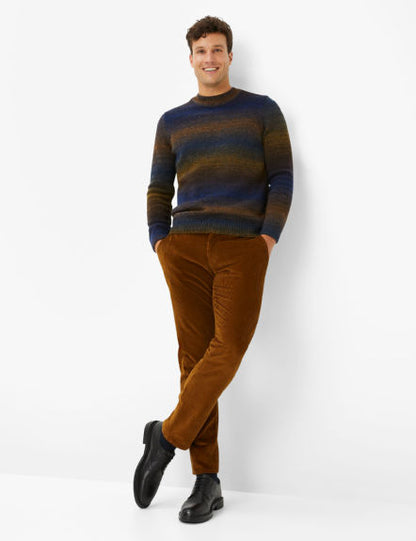 Jersey knit: Knitted Sweater in Wool-polyacryl Mix