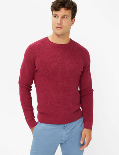 Structure: Knitted Sweater in Cotton-polyamide Mix