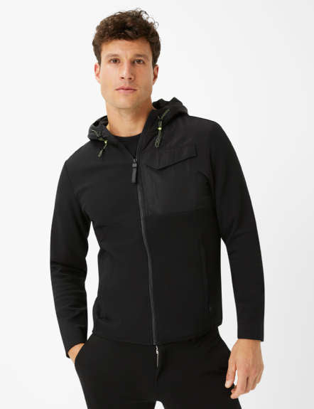 Sweat Jacket in Cotton-polyester Mix