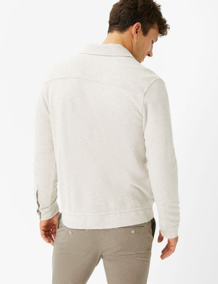 Easy Rib: Sweat Jacket in Cotton-polyester Mix