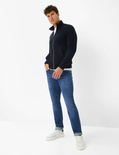 French Terry: Sweat Jacket in Cotton-polyester Mix