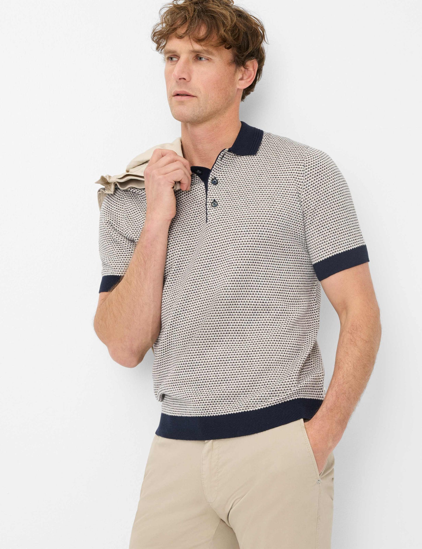 提花針織Polo恤