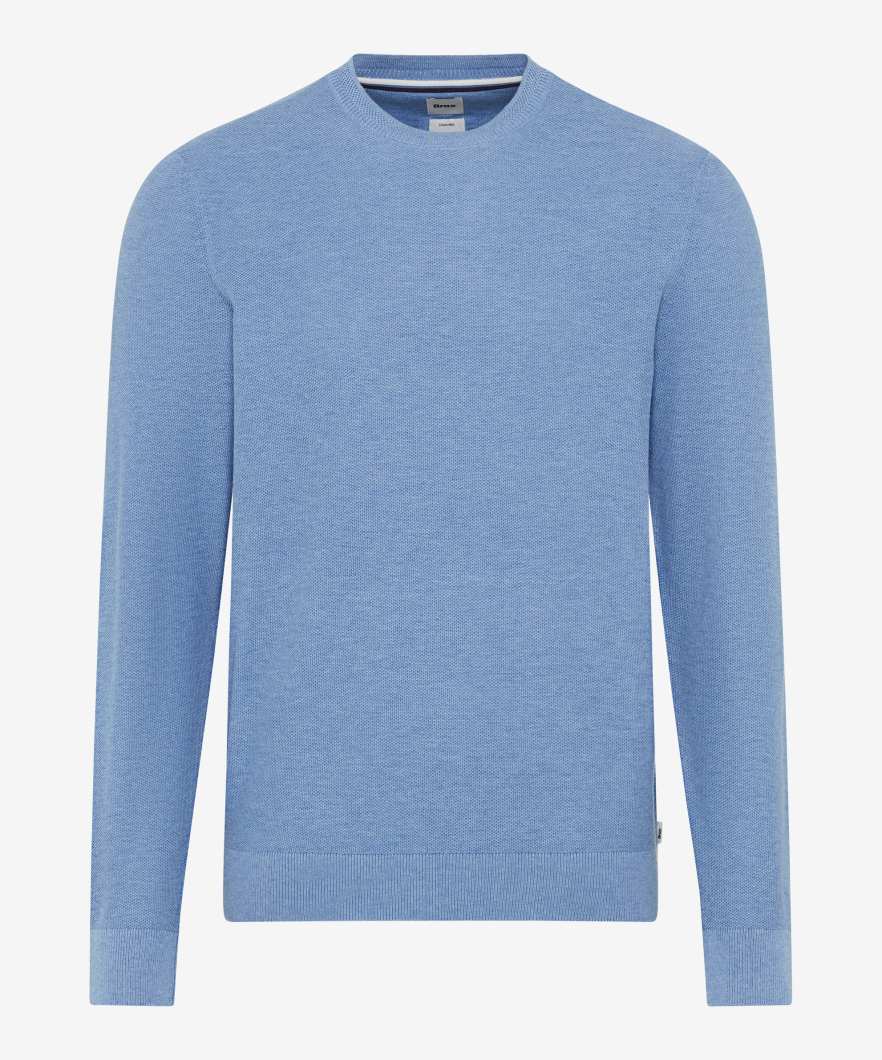 圓領長袖針織上衣