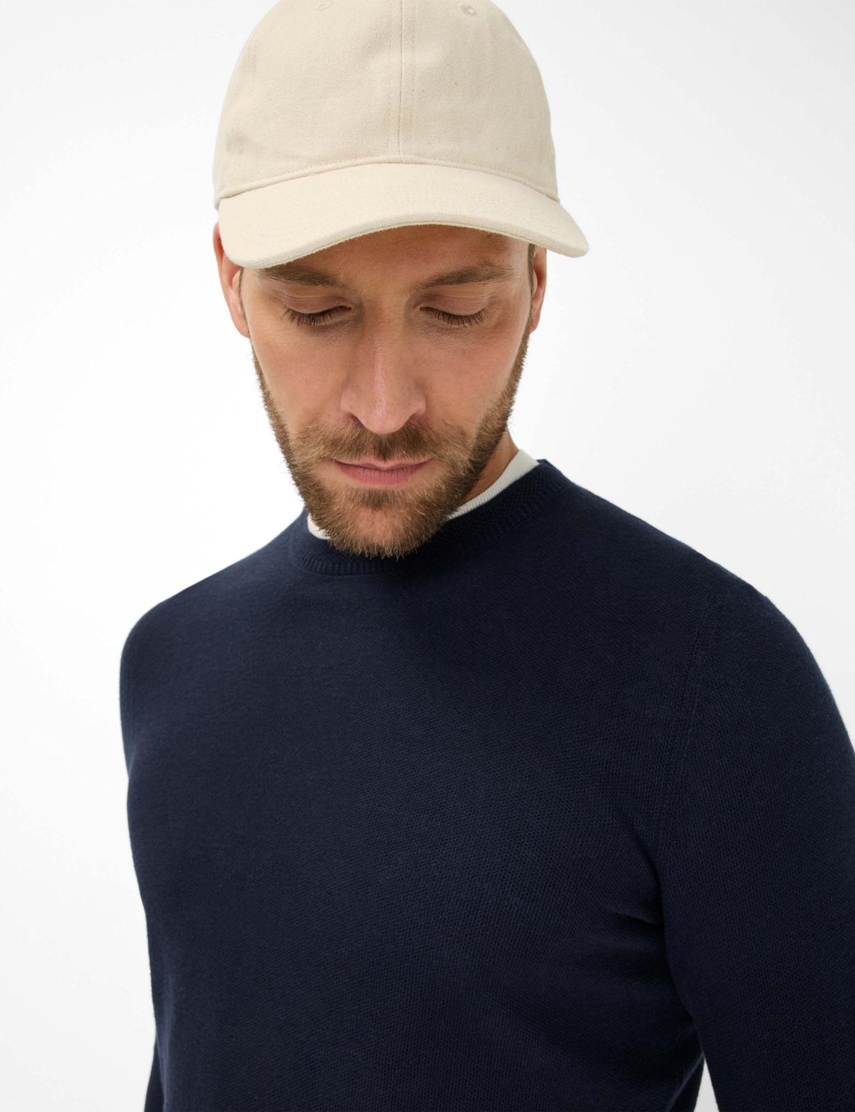 圓領長袖針織上衣