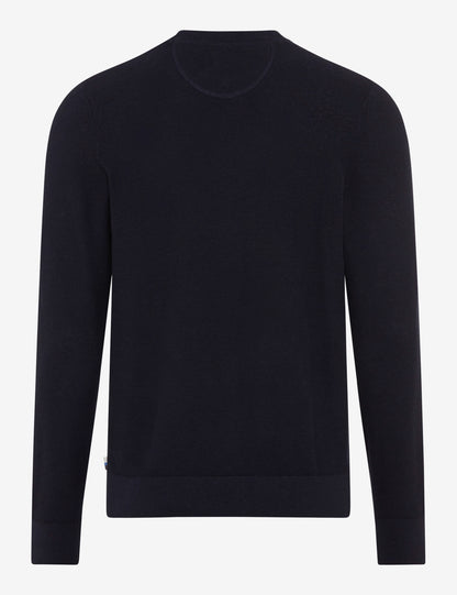 圓領長袖針織上衣