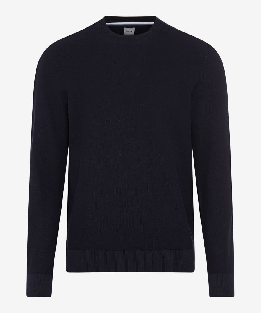 圓領長袖針織上衣