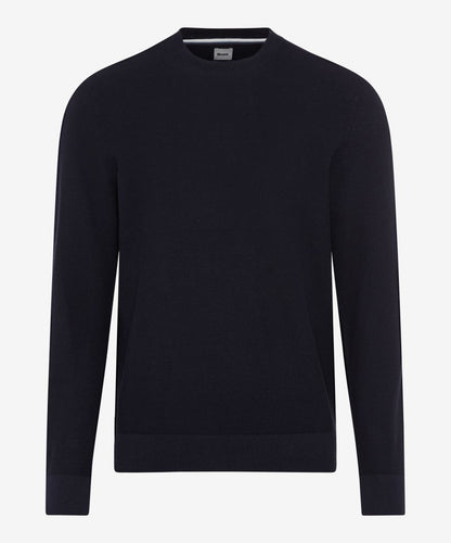 圓領長袖針織上衣