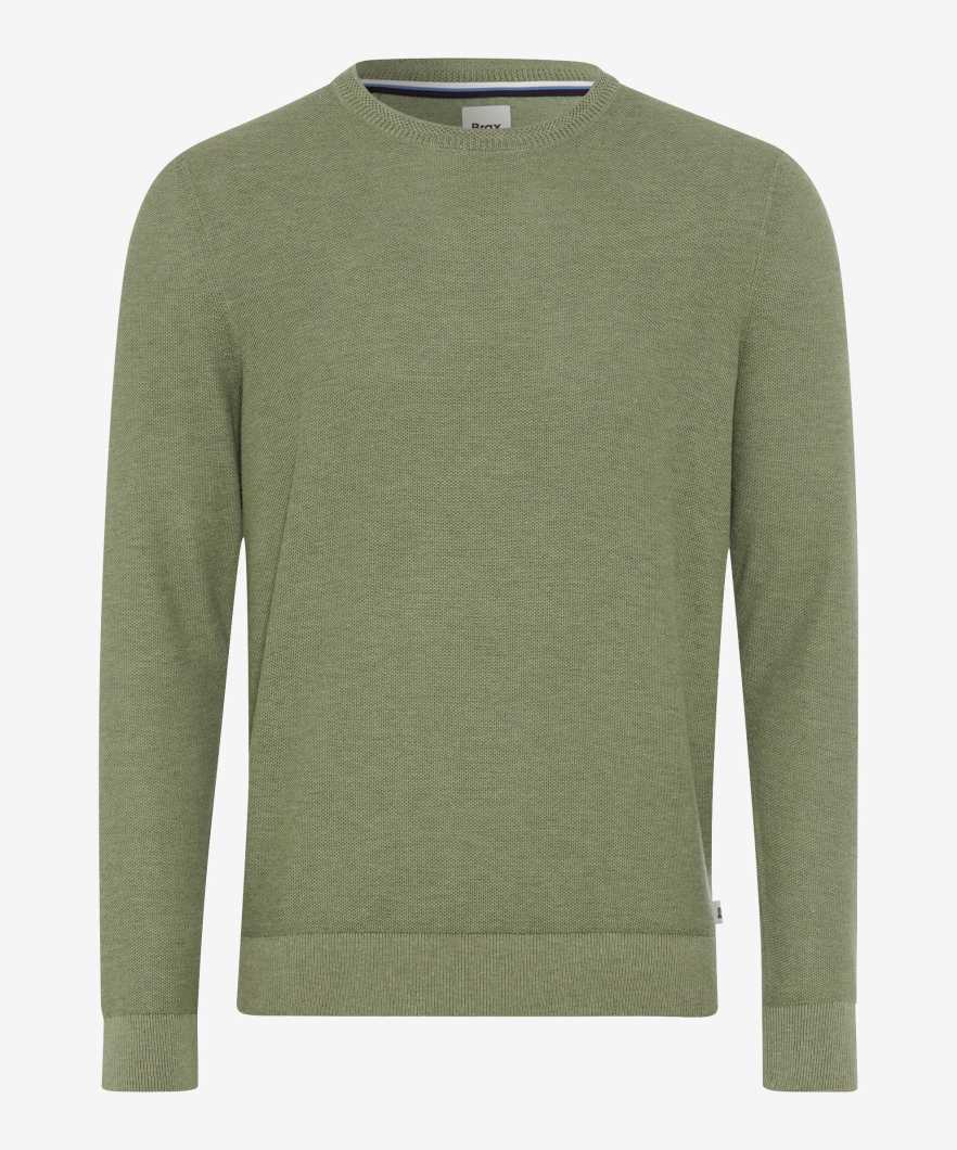 圓領長袖針織上衣