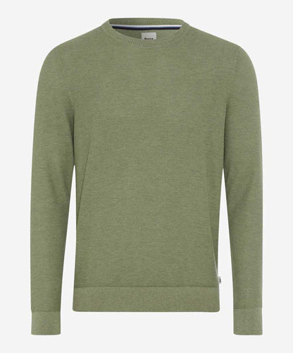 圓領長袖針織上衣