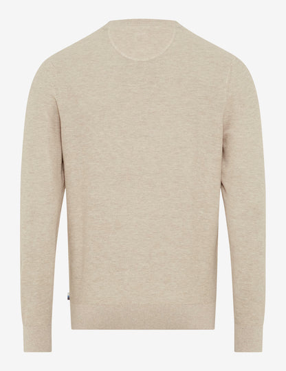 圓領長袖針織上衣