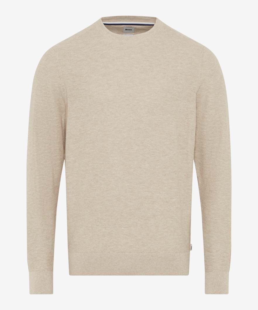 圓領長袖針織上衣