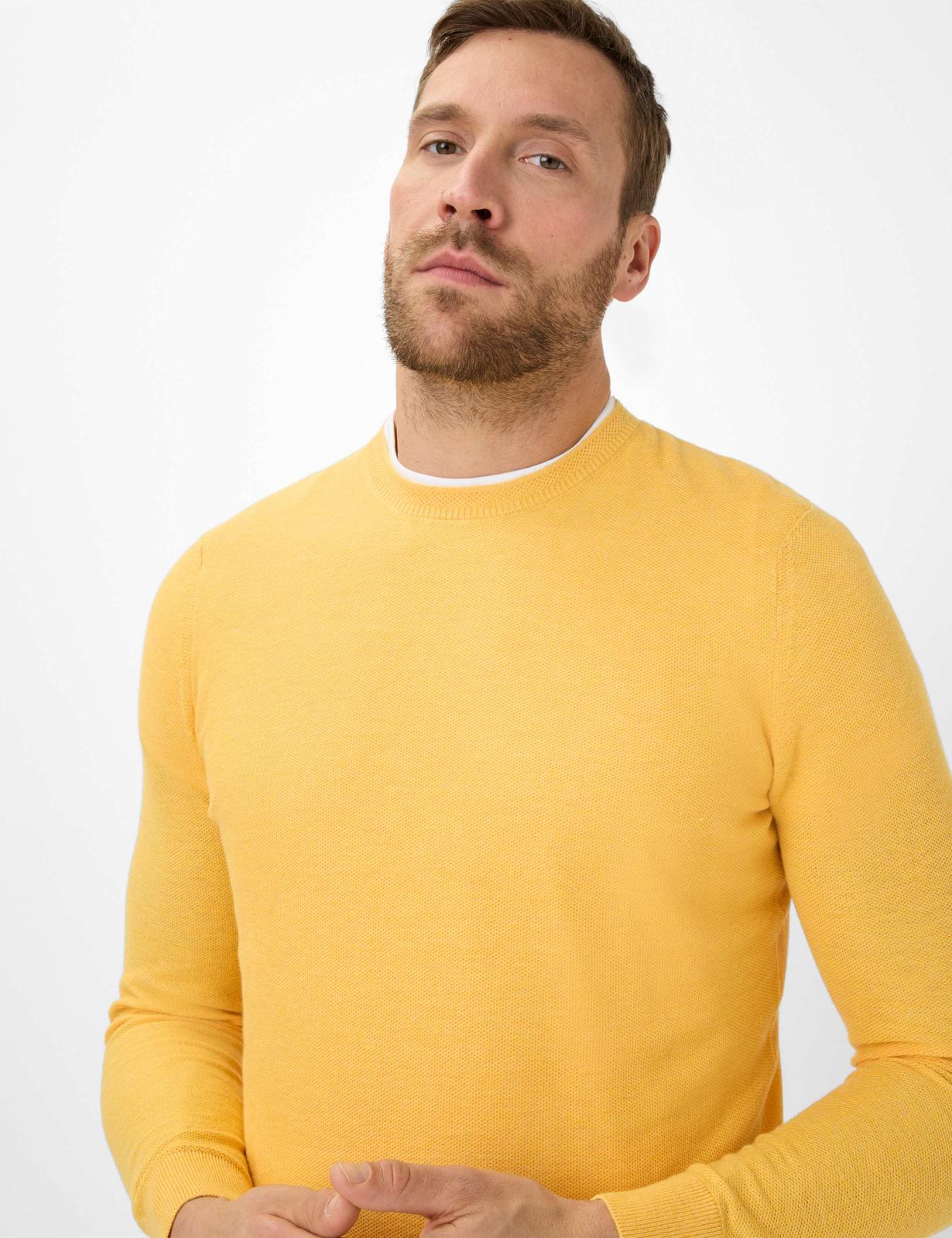 圓領長袖針織上衣