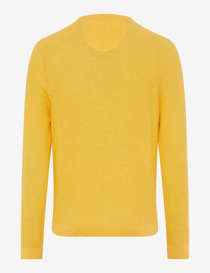 圓領長袖針織上衣