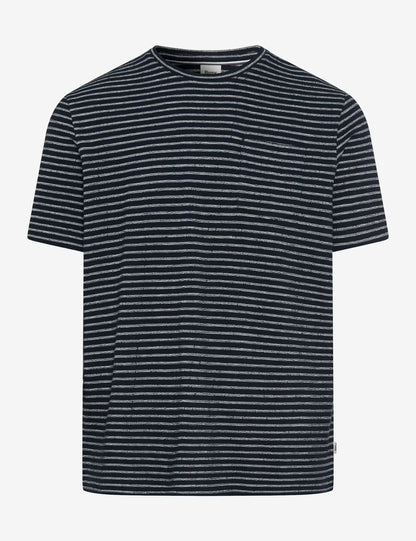 圓領條紋T恤