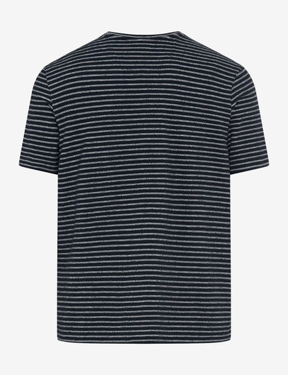 圓領條紋T恤