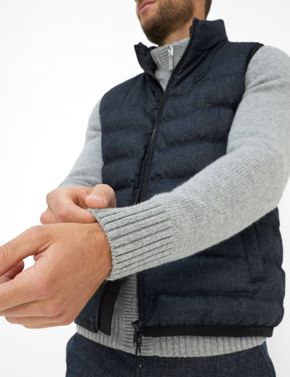 羊毛拉鏈針織開衫